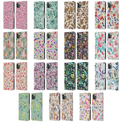 OFFICIAL NINOLA GARDEN LEATHER BOOK WALLET CASE COVER FOR APPLE iPHONE PHONES