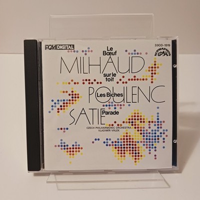 Milhaud Audio CD, Vladimir Valek, Le Boeuf Sur La Toit, Les Biches,  Parade 1986