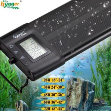 hygger 12 18 24 32 48 55" Fish Tank Light 24/7 Full Spectrum RGB 7 Color Dimmer
