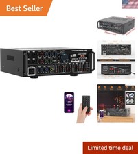 2000W Stereo Audio Amplifier for Home Theater, Car Audio, Karaoke, Party, Out...