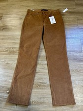 Gloria Vanderbilt Amanda Slim 5-Pocket Jean Corduroy Pants Cider Spice Sz 10 NWT