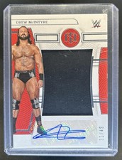 2023 Chronicles WWE Drew McIntyre National Treasures Memorabilia Auto #/49