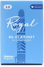 D'Addario Royal Bb Clarinet Reeds - 3.0 10-pack 