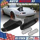 LED Intake Turn Signal Kit For 1990-1997 Mazda MX-5 Miata NA Airflow JDM Style