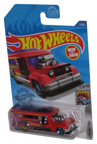 Hot Wheels HW Metro 2/10 (2020) Red Road Bandit Spielzeugauto 7/250 - (Cracked Plasti