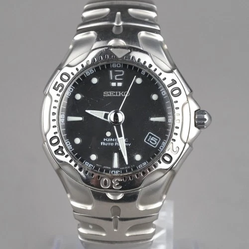 SEIKO Diver SCUBA 200m 5J22-0A50 Men's 40mm Watch Vintage New Battery