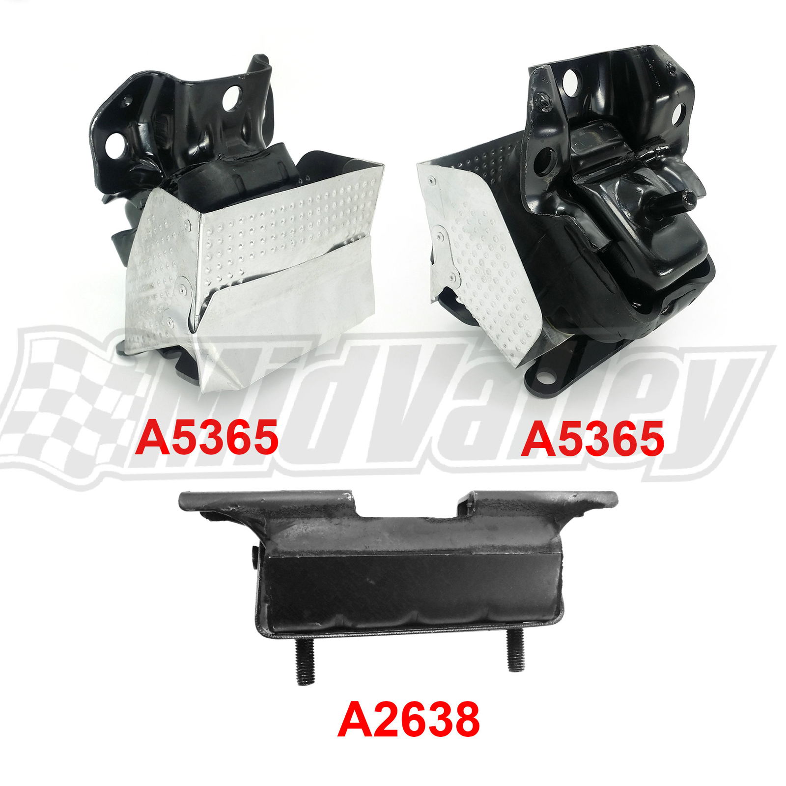 Motor & Trans Mount 3PC For 07-14 Cadillac Escalade Chevrolet GMC Tahoe 6.2L 4WD