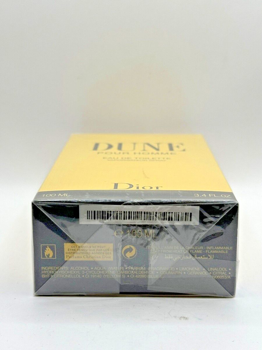 DUNE POUR HOMME BY CHRISTIAN DIOR 100ML EDT SPRAY (NEW WITH BOX