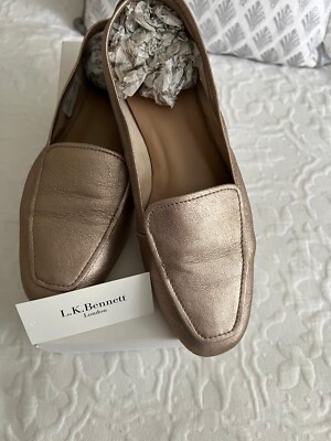 Lk Bennett Gold Ladies Trainers LK Bennett Women's Fern Champagne