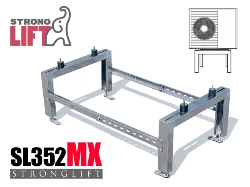 Bodenkonsole Klimaanlage Wärmepumpe Halterung Klimaständer Ständer SL352MX INOX