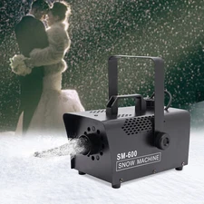 Snowflake Maker 600W Stage Snow Machine Wired/Wireless Remote Control Concert DJ