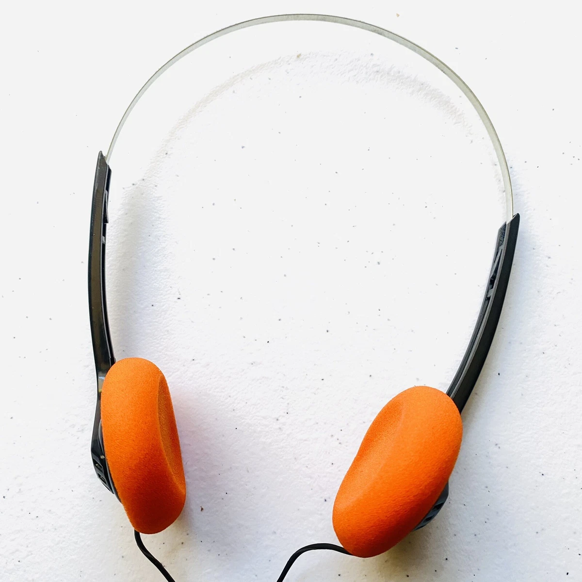 Sentry Lightweight Headphones Orange Pad Prop Sony Walkman Guardians Of Galaxy