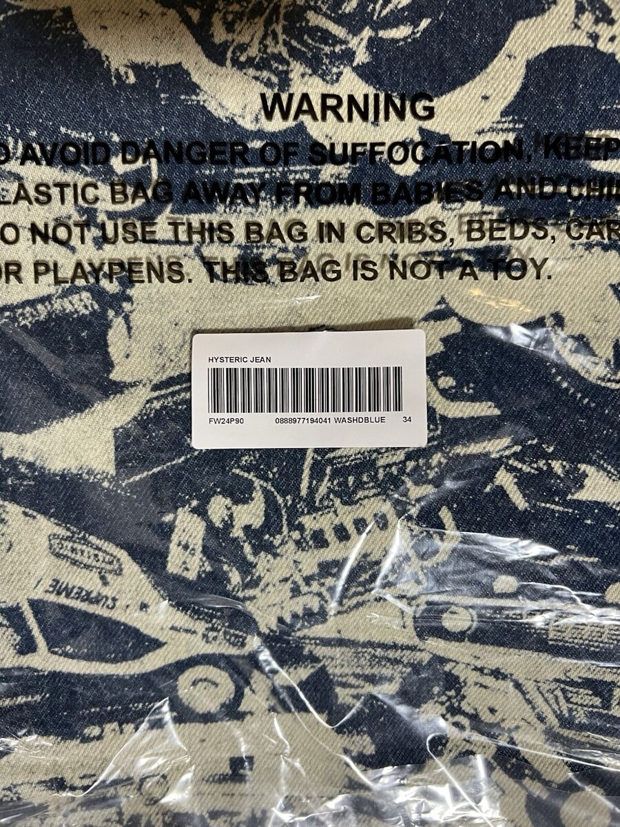 SUPREME®/HYSTERIC GLAMOUR CARS BAGGY JEAN Washed Indigo Size SUPREME®/HYSTERIC GLAMOUR CARS BAGGY JEAN Washed Indigo Size