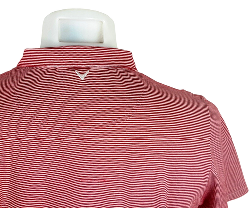 CALLAWAY X SERIES DRYSPORTS Mens Red LUXURY S/S POLO SHIRT - L - 46" - RRP £85 - Picture 10 of 12