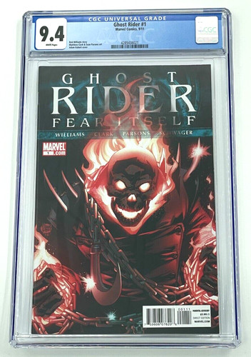Ghost Rider 1 CGC 9.4 Fear Itself Adam Kubert Cover Alejandra Jones Marvel 2011