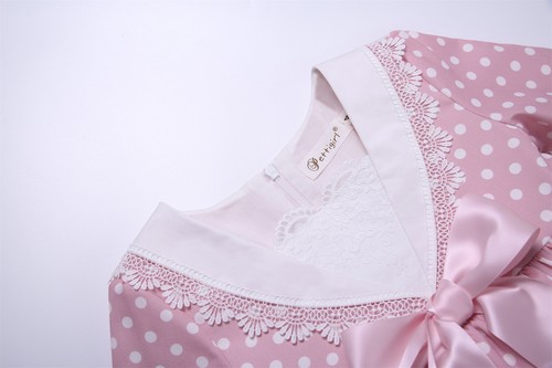 Vintage Spanish Pink Dress for Girls Wedding Birthday Party Outfits 3 4 5 6 8-12 - Picture 7 of 16