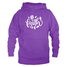Faith Christian Religious God Bible Church Jesus Christ Hoodie