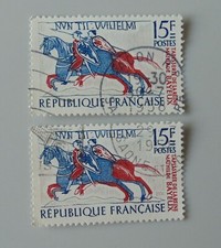 France 1958 YT 1172 et 1172b variété sol en partie absent oblitéré