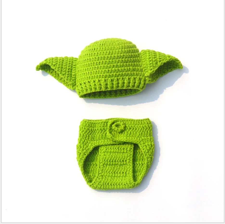 Шляпа для мальчиков и девочек новорожденного младенца фото реквизит вязаный - Изображение 3 из 4