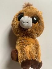 Ty Beanie Boos HARRIET the Horse 6" Beanbag Plush Stuffed Toy w/ Glitter Eyes