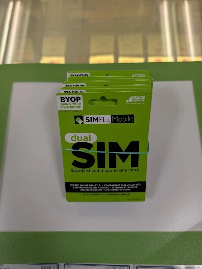 SIMPLE Mobile Keep Your Phone Prepaid SIM Kit Dual Sim T-Mobile network 1pc 🍉 - Image 3 of 4