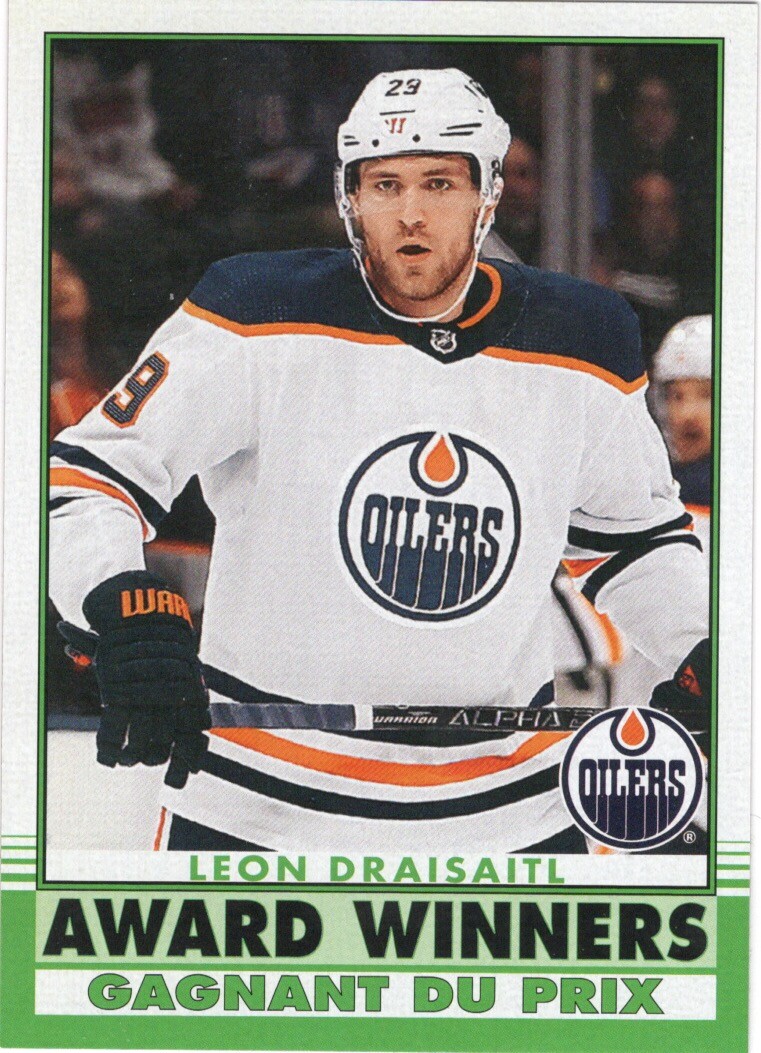 20-21 2020-21 Upper Deck 2 Leon Draisaitl Award RETRO OPC UPDATE #604-Oilers