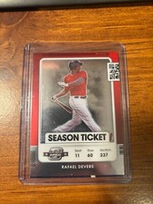 2021 Rafael Devers Panini Contenders Baseball Season Ticket #6 Boston Red Sox