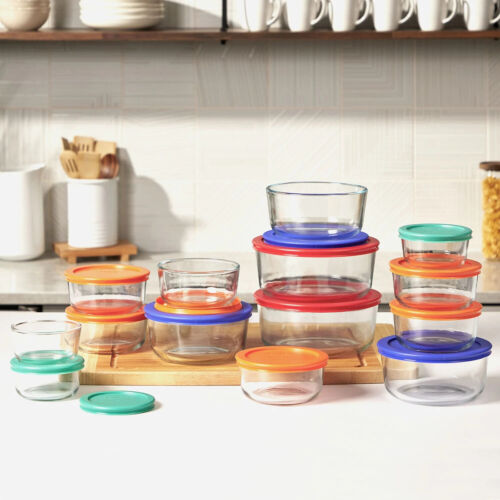 Pyrex Simply Store 28-Piece Glass Food Storage Set - Picture 3 of 6