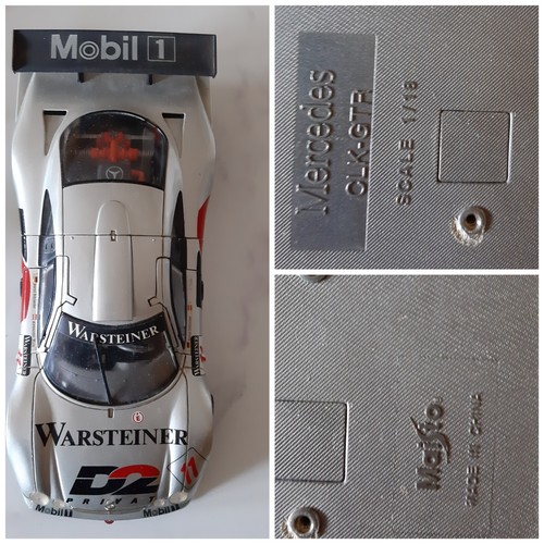 LOT de 4 miniature car voiture 1/18 PORSCHE MERCEDES FORD JAGUAR XC220 MAISTO - Foto 6 di 12