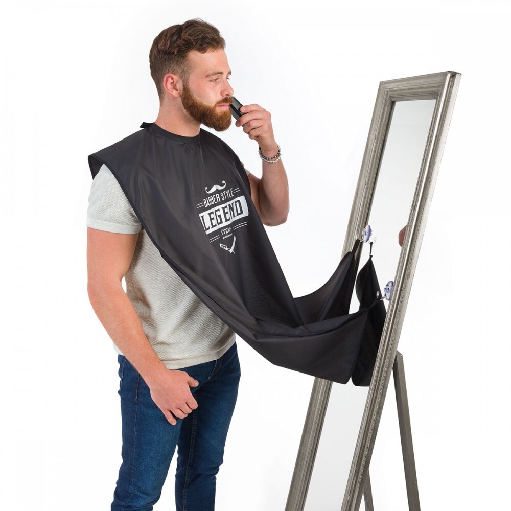 Telo Raccogli Barba con Ventose: Grooming Professionale a Casa Tua