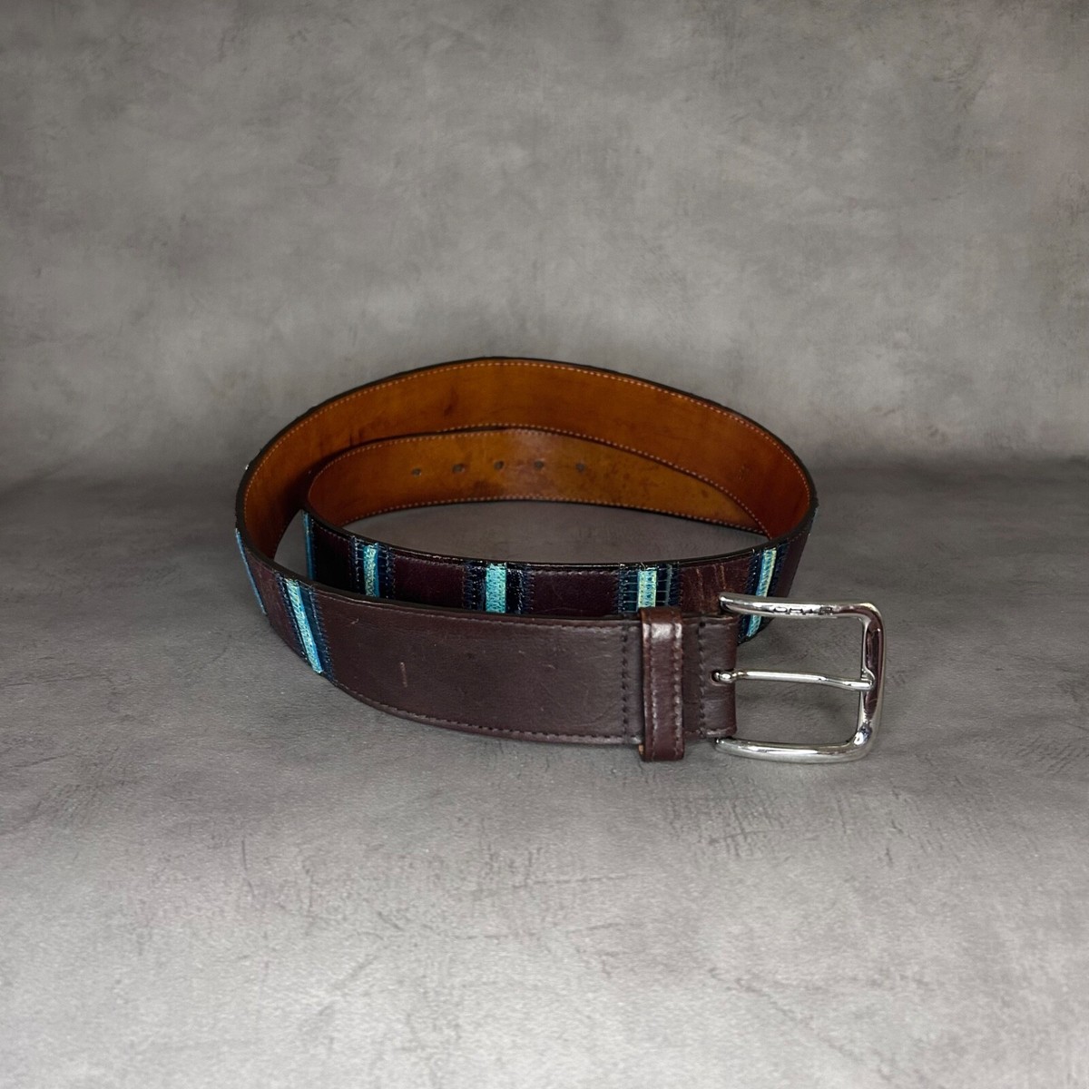 Great ETRO Milano belt! ETRO Leather-trimmed suede belt | NET-A-PORTER main image 3