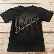 Los Angeles Lakers NBA UNK Black White Men’s T-Shirt  Size Small