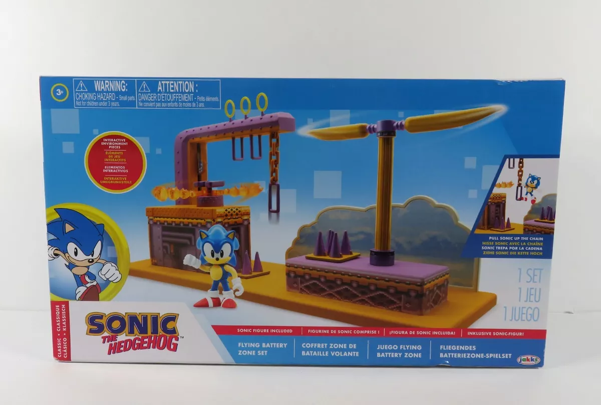 Boneco Sonic Clássico Flying Battery Zone