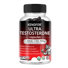 Ultra Testosteron Booster for Men, Energy & Endurance 60 Capsules
