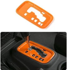 Center Gear Shift Panel Decoration Cover Trim for 11-17 Jeep Wrangler JK Orange