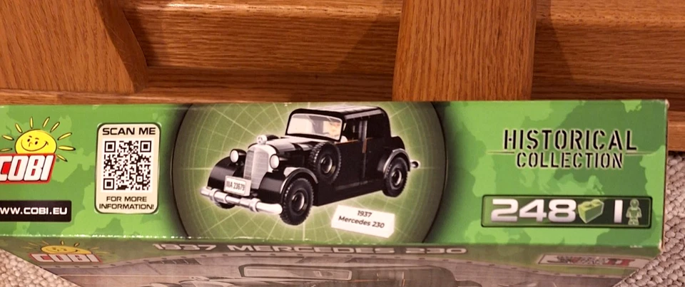1937 Mercedes 230 COBI Historical Model Collection 1:35 Scale NEW IN BOX # 2251 - Image 3 of 4