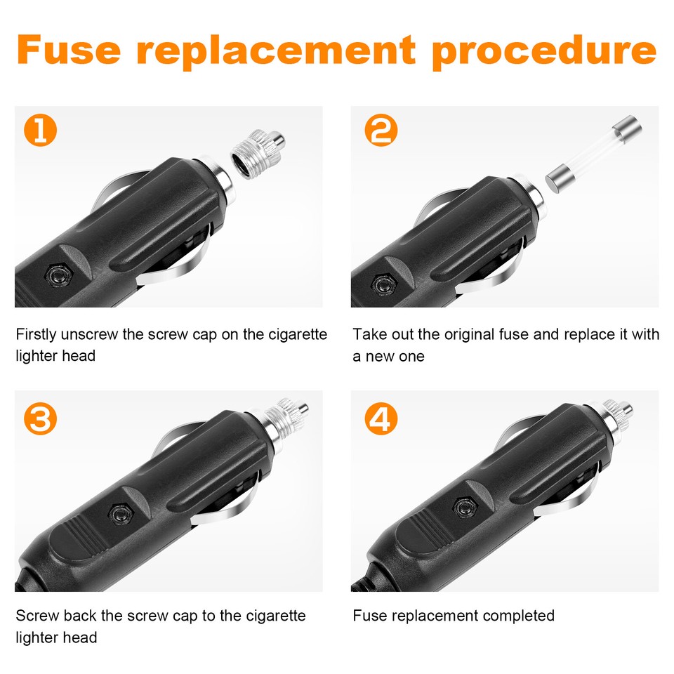 150 PSI Air Compressor Tire Inflator Fit Car Moto Bike Tires Air Pump