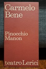 Carmelo Bene PINOCCHIO MANON Teatro Lerici