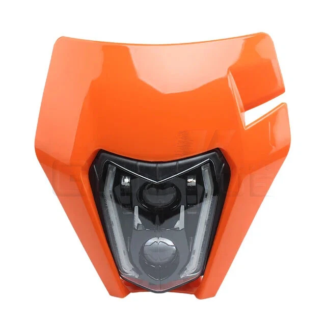 Faro LED PUNTO E-mark moto de cross para KTM EXC250 SX250 SXF250 EXC450 SX350 Foto 3 de 4