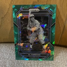 2023 Panini Prizm Green Cracked Ice Al Simmons Philadelphia