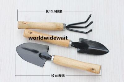 3pcs a Set Balcony Garden Flower Plant Hand Shovel Spade Weeding Tool #E2