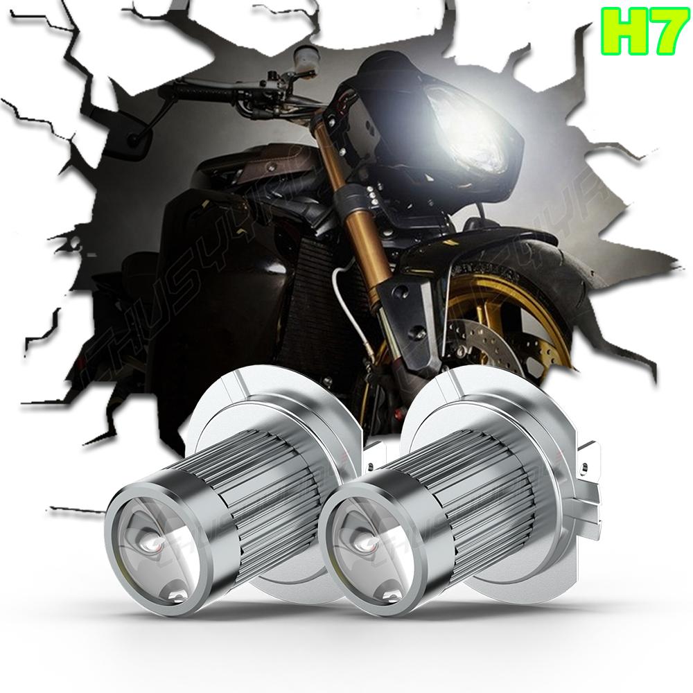 H7-40P ベジット 2x H7 LED Headlight Bulb Kit High Low Beam 100W 40000LM