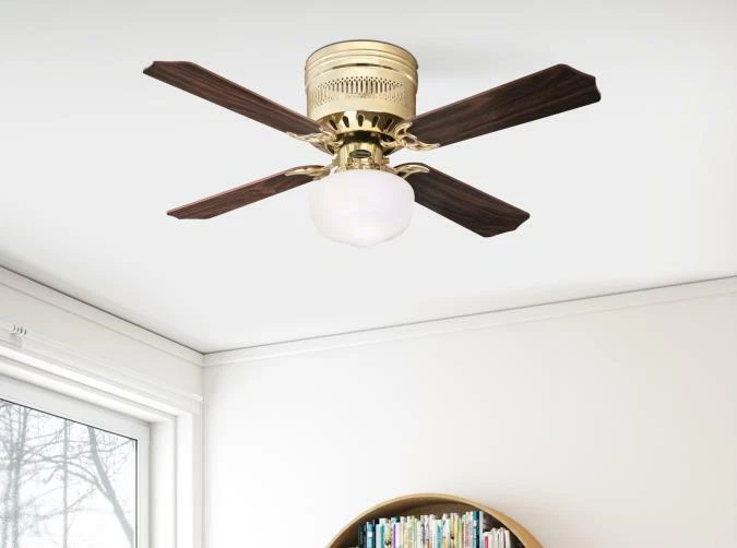 Casanova Supreme 42-Inch Indoor Ceiling Fan with LED Light Fixture Opal Schoolho - Image 4 of 4