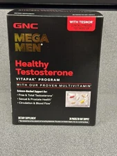 BRAND NEW GNC Mega Men Healthy Test Vitapak 30 Pack LONG EXP