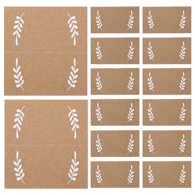  50 Stück Papier-Tischkarten, dekorative Tischkarten, Esstisch-Tischkarten für
