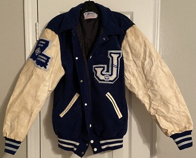 Vintage 2000 Jesuit High School Blue Jays Letterman Jacket