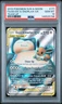 PSA 10 Eevee & Snorlax GX  171/181 Pokemon Sun & Moon Team Up 2019