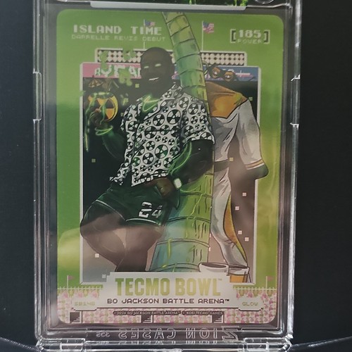 Tecmo Bowl Bo Battle Arena Island Time Darrelle Revis Glow Scoreboard SSP 185