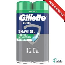 SERIES SOOTHING SHAVE GEL FOR SENSITIVE SKIN WITH ALOE VERA, IRRITATION DEFENSE