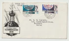 15/11/1965 UK GB FDC - Telecommunications ITU - Aerial on Globe - Kings Langley